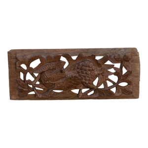 Genuine Antique Wood Naga Carving