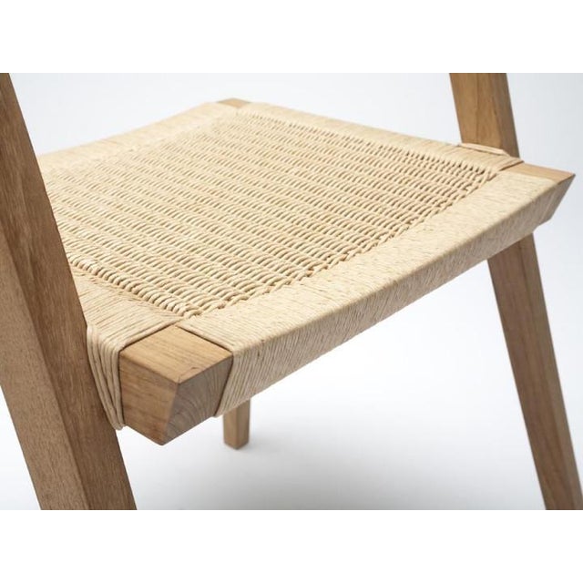 Brown Urban Natural Dining Chair For Sale - Image 8 of 9