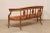 19th Century French Lyre-Back Splat Rush Seat Bench For Sale - Image 9 of 11