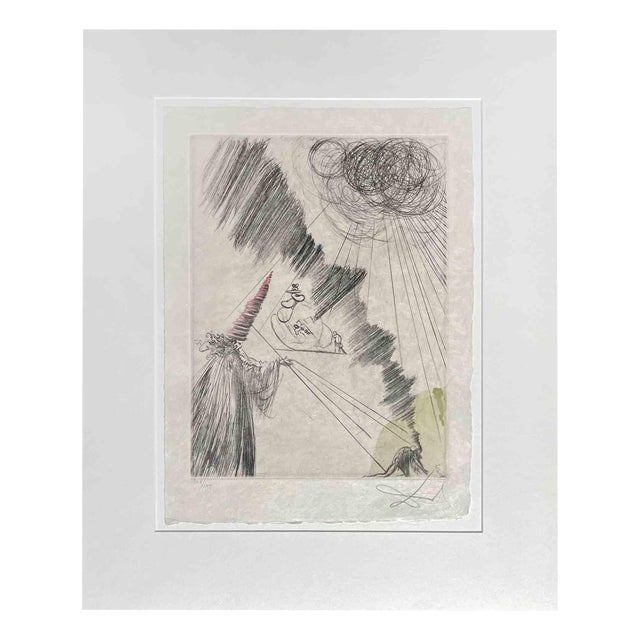Salvador Dali, Vieux Faust, Etching, 1960s For Sale