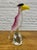 Hand blown Murano glass toucan sculpture, a refined example of traditional Italian glassmaking. Crafted in rich tones of...