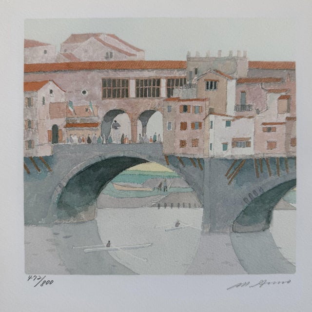 Limited giclée print by Japanese artist and illustrator Mitsumasa Anno, numbered 472/800 and signed in pencil at the lower...