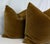 Custom pair of 22" pillows in JB Martin "Nevada Mohair" in color brown sugar. These pillows have tapered corners to...