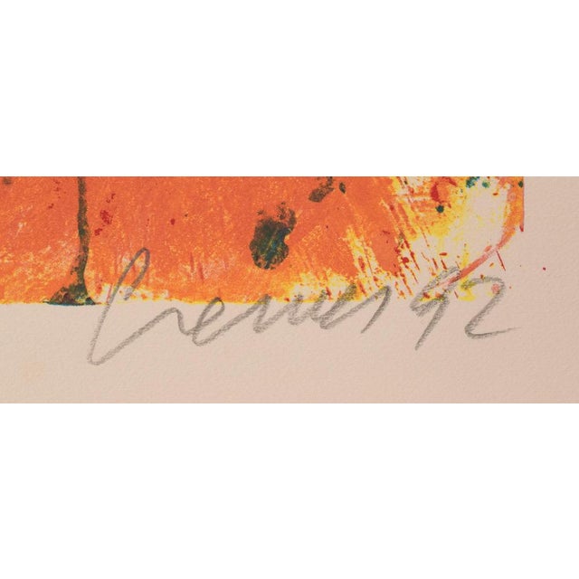 Jan Cremer, Three Tulips Nr.II, 1992, Ink on Paper For Sale - Image 10 of 13