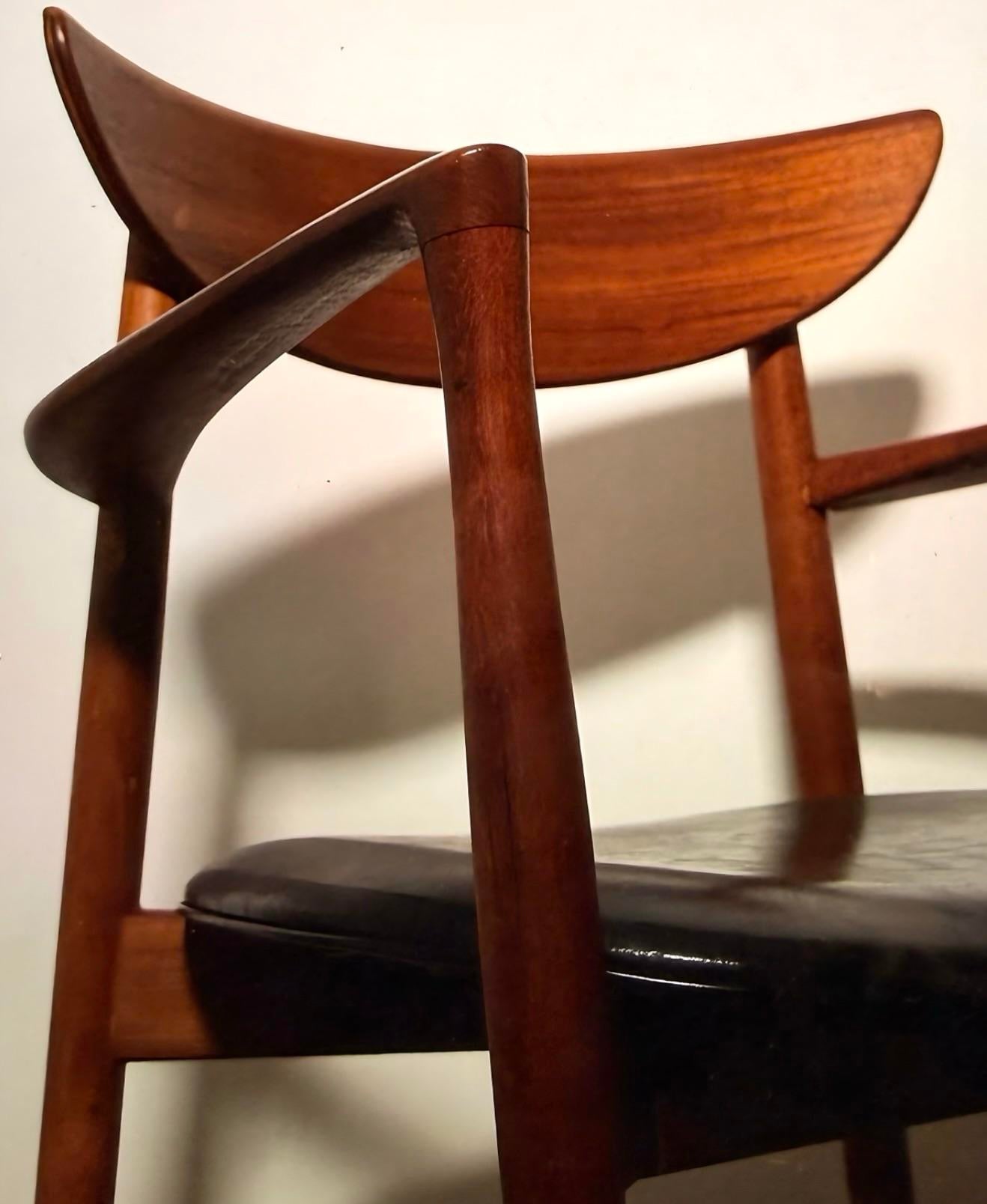 1960s Harry Østergaard Model 59 Danish Teak Armchair for Randers