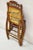 19th Century Antique Eastlake Victorian Walnut Small Child's Folding Rocking Chair For Sale - Image 4 of 10