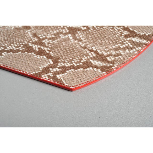 Contemporary Miami Rectangular Tablemat by Vieri Saccardi & Diletta Spinelli for Angelina Home, Set of 4 For Sale - Image 3 of 9