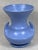 Pottery Craft USA Vintage Usa Blue Vase For Sale - Image 4 of 9