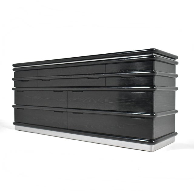 Century Furniture Jay Spectre 7 Drawer Oak Dresser by Century For Sale - Image 4 of 10