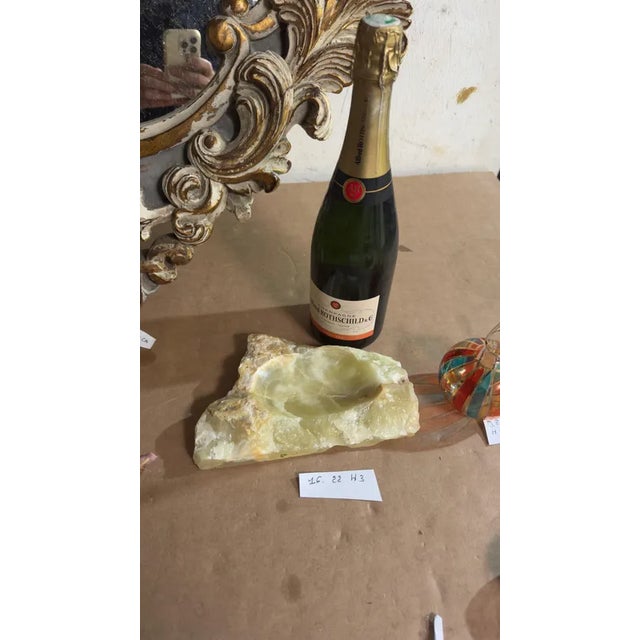 Green Ashtray or Vide Poche in Flash Green Onyx, Italy, 1960s For Sale - Image 8 of 9