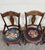 Late 19th Century Antique Victorian Eastlake Style Walnut and Needlepoint Armchairs - Set of 4 For Sale - Image 5 of 10