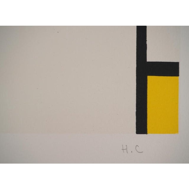 Blue Piet Mondrian, Composition II in Red, Blue and Yellow, Lithograph For Sale - Image 8 of 10