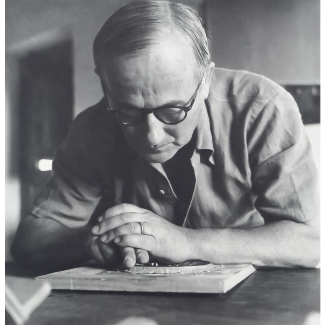 Joan Miró Engraver III 1991 Black and White Woodcut Engraving For Sale In New York - Image 6 of 6