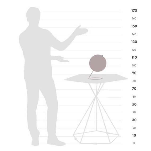 Early 21st Century Cosmo Globe in White by Zoffoli Mappamondi For Sale - Image 5 of 6