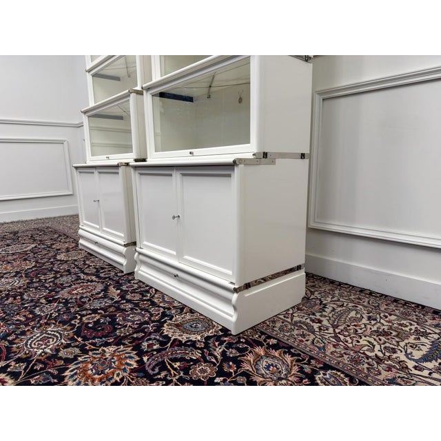 English White Display Bookcase from Globe Wernicke For Sale - Image 13 of 18