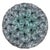 Contemporary Vintage Upholstered American Modern Round Tufted Bench Poof Ottoman For Sale - Image 3 of 12
