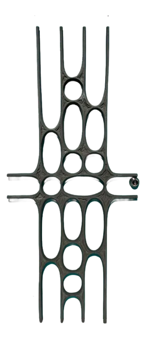 Cast Aluminum Brutalist Door Panel