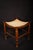 Wood and cord Thebes stool, 19th C Measures: 14.5" x 14.5" x 14.5".