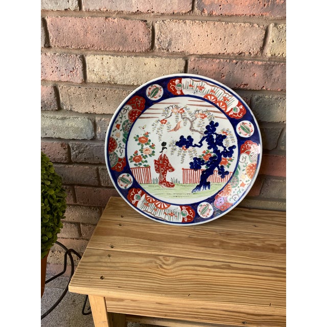 Late 19th Century Meiji Period Japanese Imari Charger Platter For Sale - Image 17 of 18