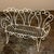 Mid-Century French Wrought Iron 6-Piece Garden Salon Set For Sale - Image 12 of 18