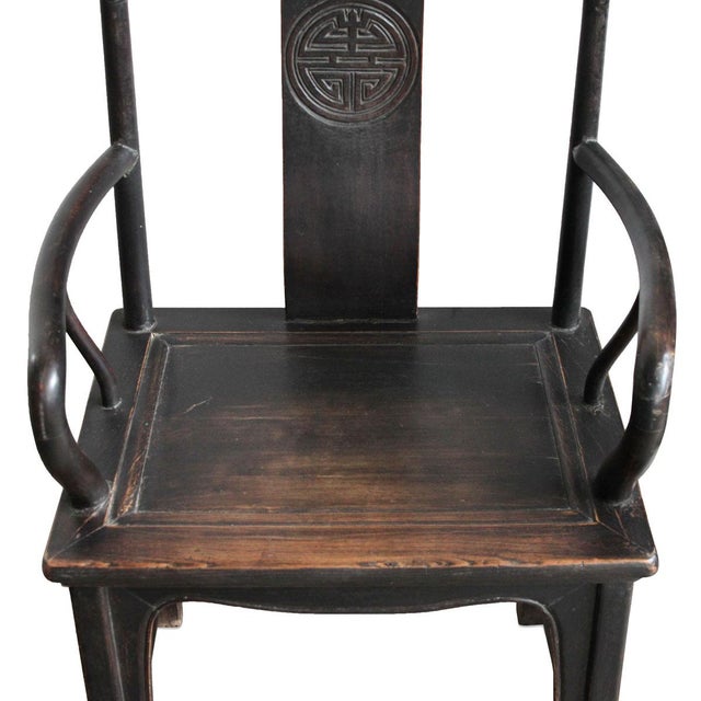 Set of Southern Official Chairs in Elm For Sale - Image 4 of 13