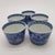 This set consists of five traditional Japanese antique porcelain soba cups (soba choko), made in the Ko-Imari (Old Imari)...