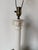 1960’s Italian Hollywood Regency Carved Alabaster Marble Column Table Lamp For Sale - Image 9 of 12