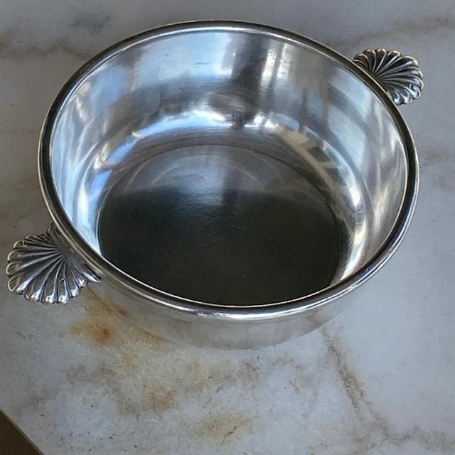Metal Silver Plate Metal Bowl by Felix Frères, France For Sale - Image 7 of 8