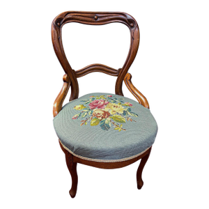Victorian Rococo Revival Balloon-Back Parlor Chair, Circa 1850–1870