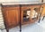 1920s Large Walnut Buffet with Carved Legs and Royal Rouge Griotte Marble Top, 19th Century For Sale - Image 5 of 18