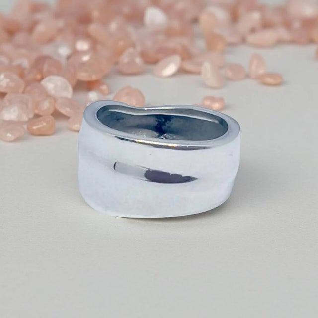 Tiffany & Co Leaf Ring Size 4.5 Sterling Silver 5 Grams Estate For Sale - Image 12 of 12