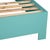 Silas Platform Bed Twin Extra Long - Turquoise For Sale - Image 11 of 12