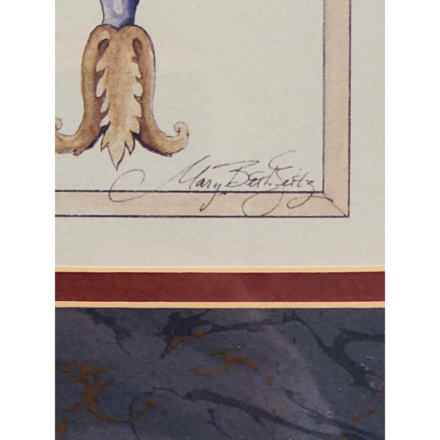 1990s 1995 John Richard Collection Mary Beth Zeitz Tassel Hyacinth Print For Sale - Image 5 of 6