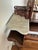 English Antique Anglo-Indian Carved Hardwood Marble Top Vanity Dressing Table For Sale - Image 3 of 17