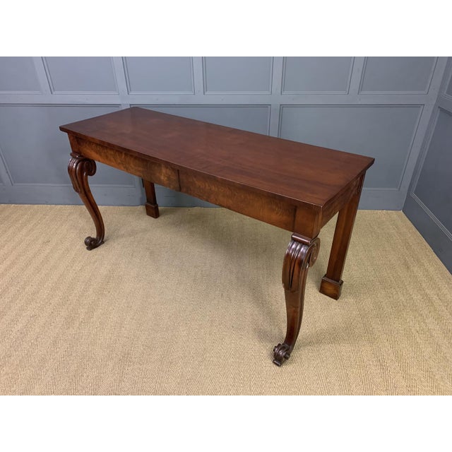 Brown Large Regency Mahogany Serving Table, 1820s For Sale - Image 8 of 16