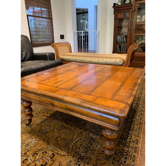 Wooden Coffee Table Baker Furniture Milling Road Chairish