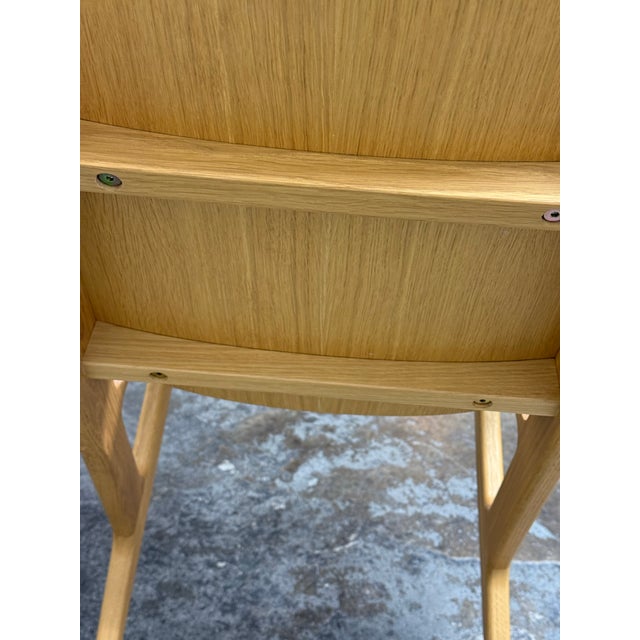 Norr11 Elephant Vintage Leather Lounge Chair, Natural Oak For Sale In San Francisco - Image 6 of 12