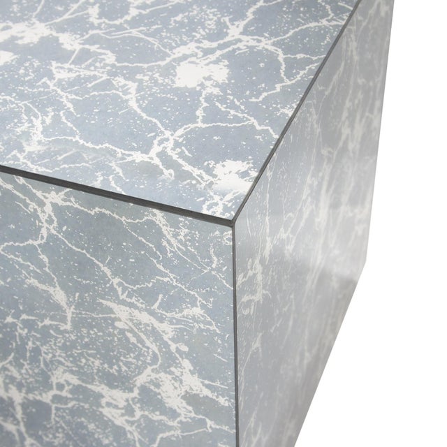 Paxton Mirrored Side Table For Sale In Chicago - Image 6 of 7