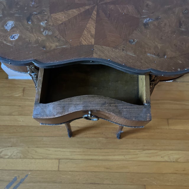 Mid 20th Century Mid 20th Century Louis XV Style Side Table For Sale - Image 5 of 12