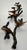 Mid-Century Modern Vintage Cast Metal Birds on Branch Wall Sculpture With Verdigris Patina For Sale - Image 3 of 12