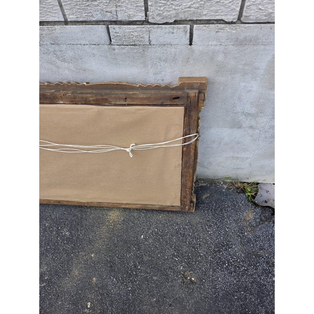 19th Century American Federal Gilded Hallway Wall Mirror. For Sale - Image 13 of 13