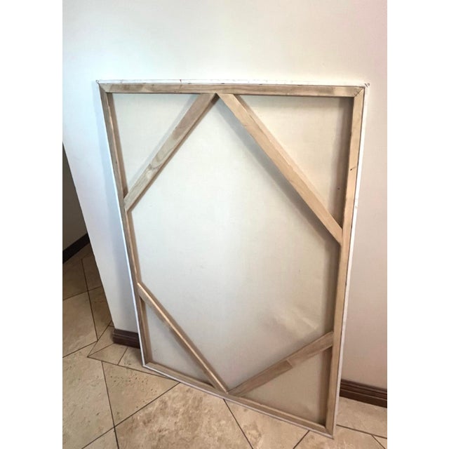 Abstract Huge Abstract Acrylic Painting - Artist Signed For Sale - Image 3 of 7