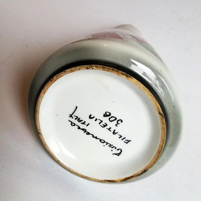 Mid-Century Italian Ceramic Vase from Tizianesca For Sale - Image 6 of 8