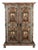 Antique Chamfered Baroque Votive Wood Cabinet, 1850 For Sale