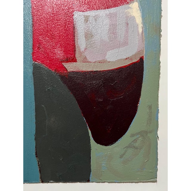 Edward Avedisian, Large Hudson River Figurative Modernist Landscape Oil Painting Edward Avedisian For Sale - Image 9 of 12