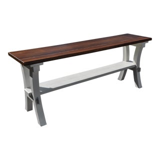 Antique French Oak Console Table For Sale