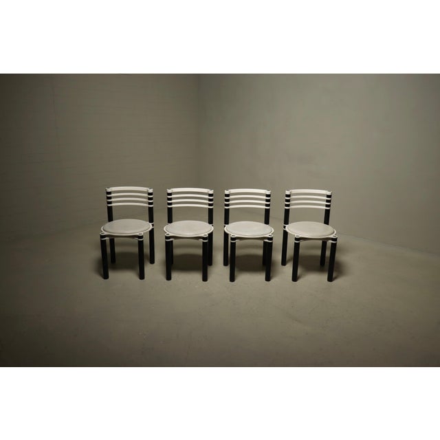Dietiker Dining Chairs Model 6800 by Kurt Thut for Dietiker, 1980s, Set of 4 For Sale - Image 4 of 15