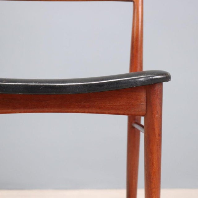 Vintage Danish Chairs by Henry Rosengren Hansen for Brande Møbelindustri, 1960s, Set of 6 For Sale - Image 6 of 12