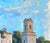 Realism 1970s Oil Painting: Ukrainian Orthodox Church Landscape, 48-68 For Sale - Image 3 of 6