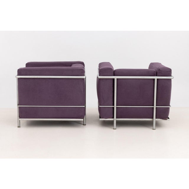 Le Corbusier Le Corbusier Lc2 Club Chairs, Pair For Sale - Image 4 of 9